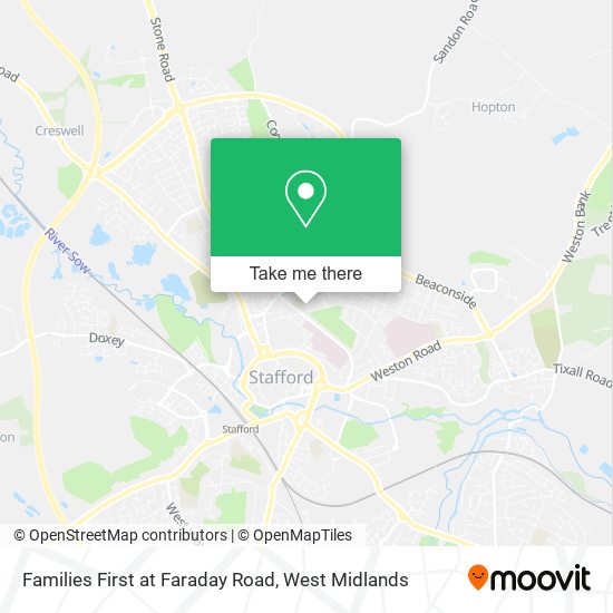 Families First at Faraday Road map