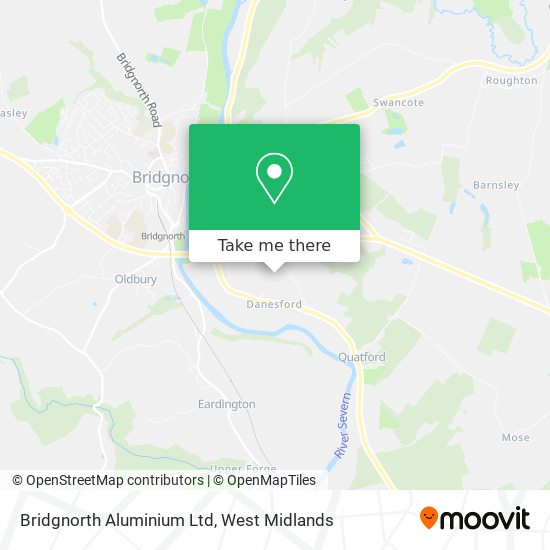 Bridgnorth Aluminium Ltd map