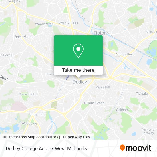 Dudley College Aspire map