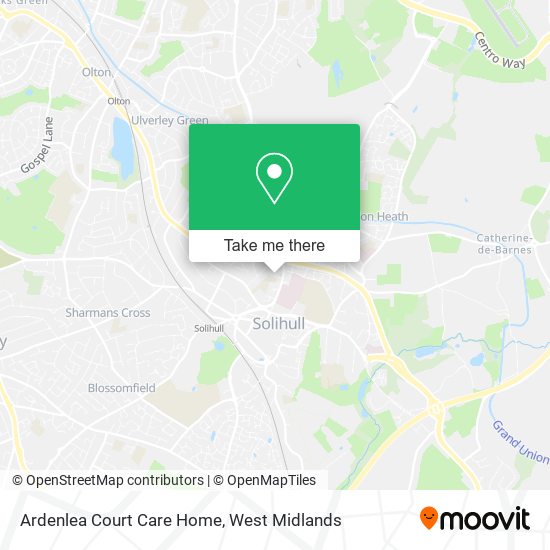Ardenlea Court Care Home map