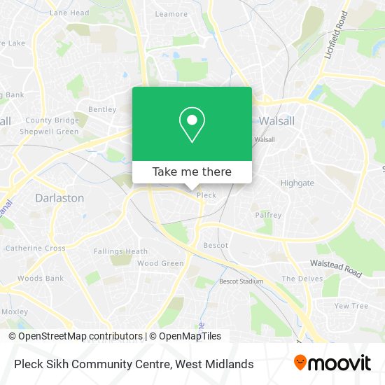 Pleck Sikh Community Centre map