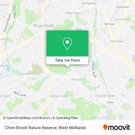 Chinn Brook Nature Reserve map