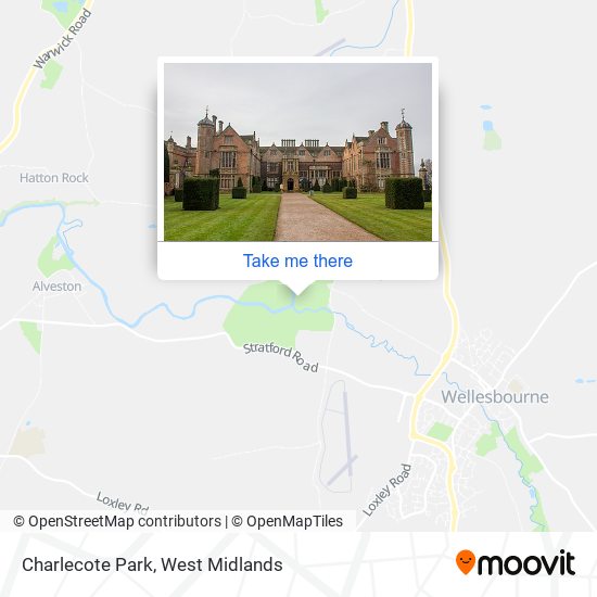 Charlecote Park map