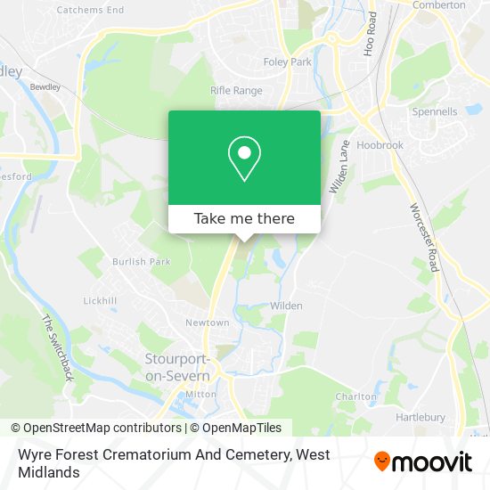 Wyre Forest Crematorium And Cemetery map