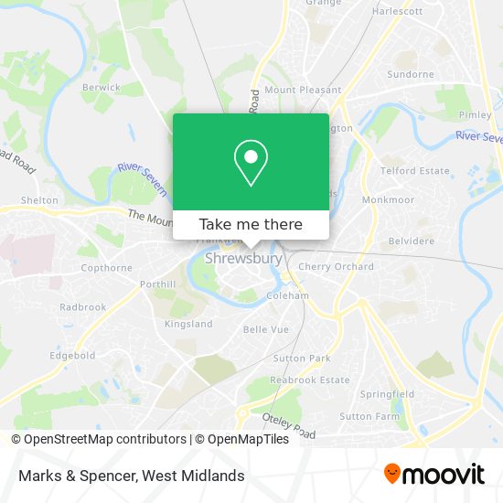 Marks & Spencer map