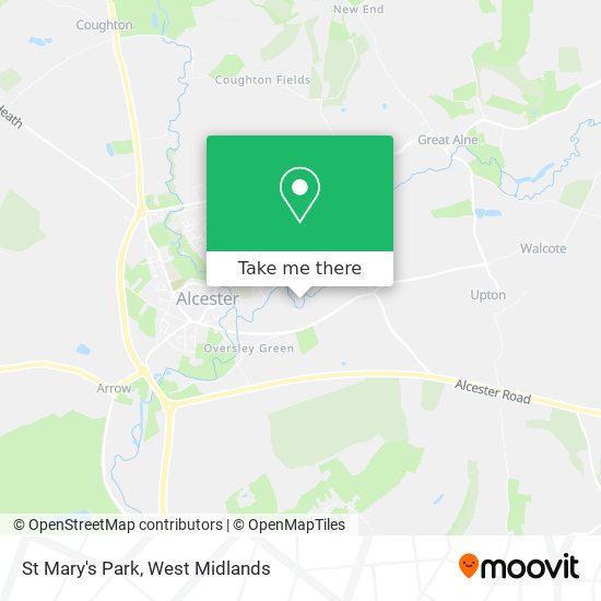St Mary's Park map
