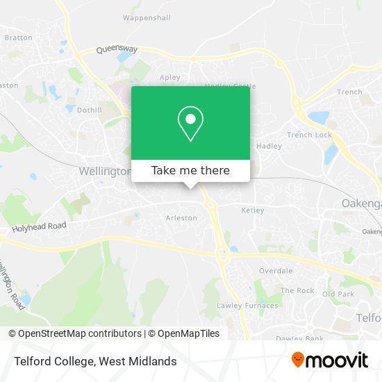 Telford College map