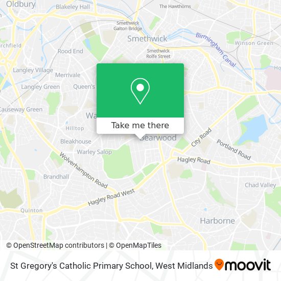 St Gregory's Catholic Primary School map