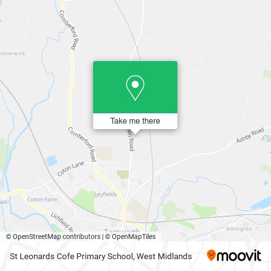 St Leonards Cofe Primary School map