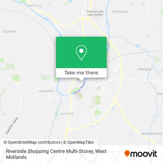 Riverside Shopping Centre Multi-Storey map