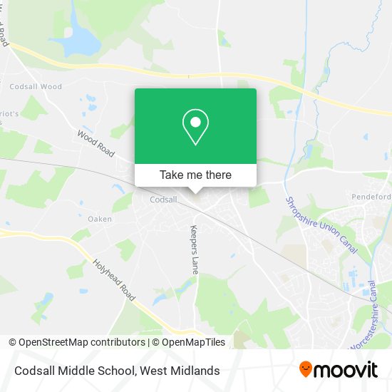 Codsall Middle School map