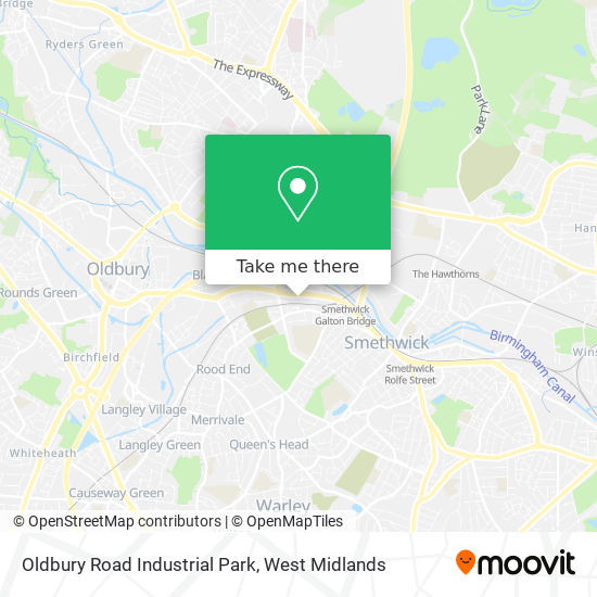 Oldbury Road Industrial Park map