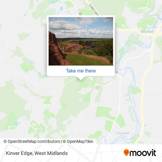 Kinver Edge map