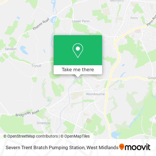 Severn Trent Bratch Pumping Station map