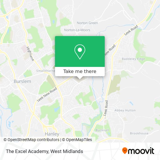 The Excel Academy map