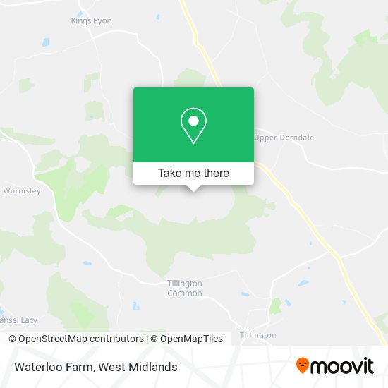 Waterloo Farm map