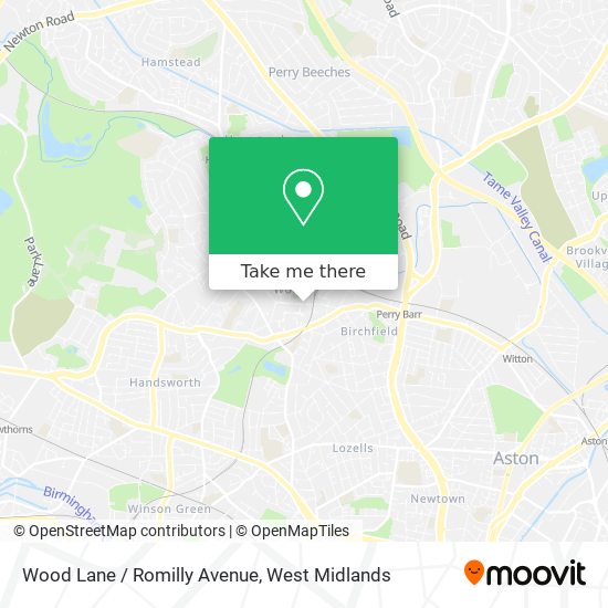 Wood Lane / Romilly Avenue map