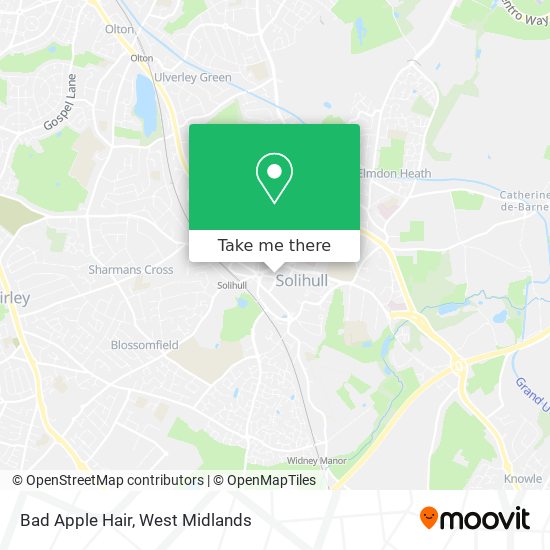 Bad Apple Hair map