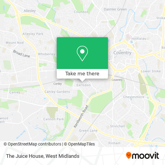 The Juice House map