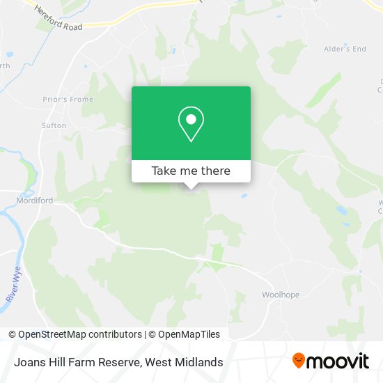 Joans Hill Farm Reserve map