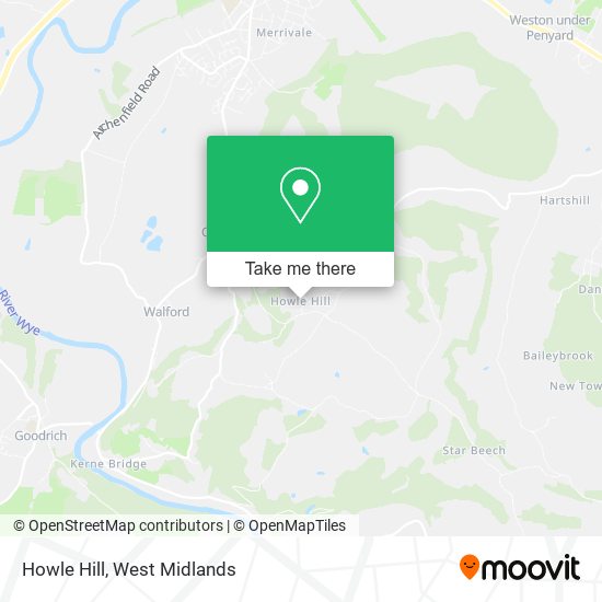 Howle Hill map