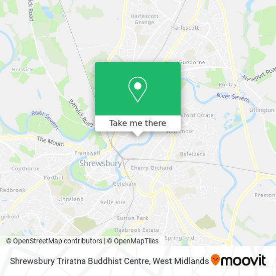 Shrewsbury Triratna Buddhist Centre map