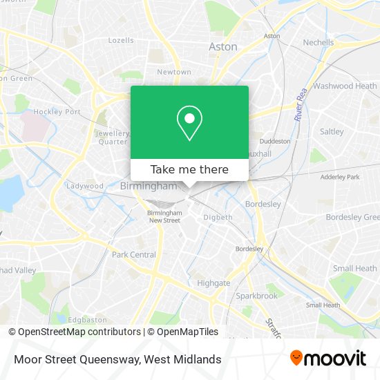 Moor Street Queensway map