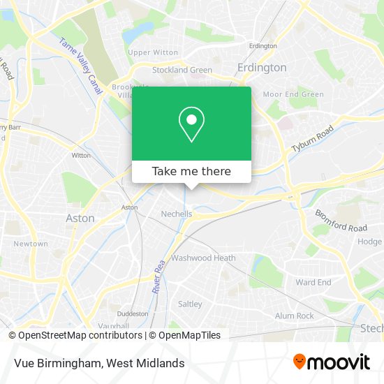 Vue Birmingham map