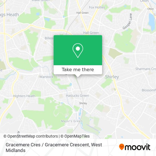 Gracemere Cres / Gracemere Crescent map