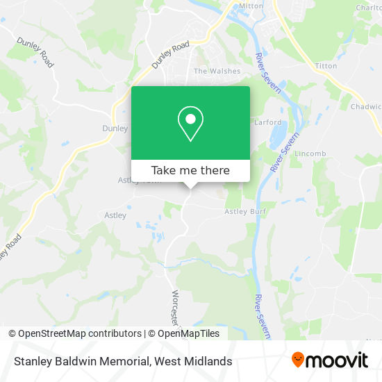 Stanley Baldwin Memorial map