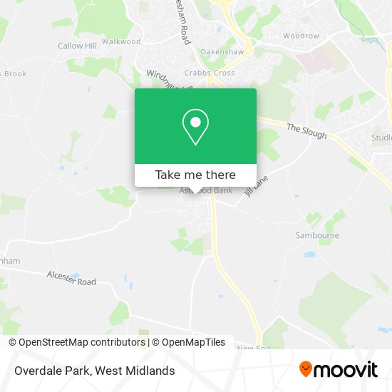 Overdale Park map