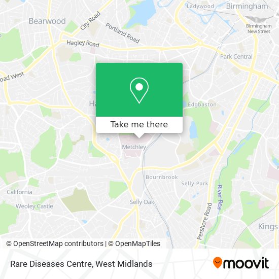 Rare Diseases Centre map