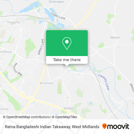 Ratna Bangladeshi Indian Takeaway map