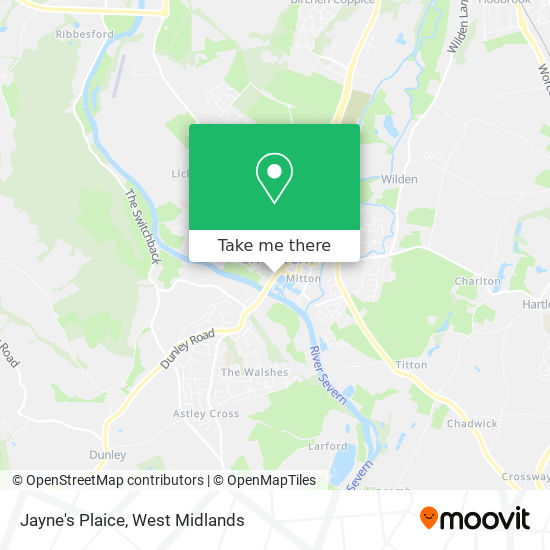 Jayne's Plaice map