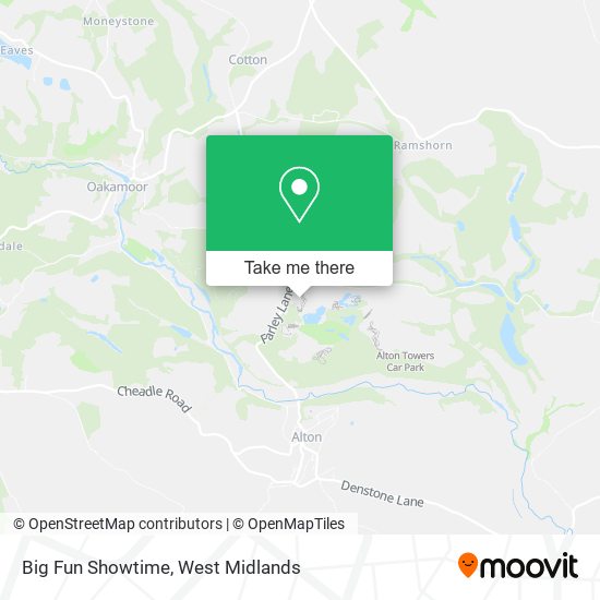 Big Fun Showtime map
