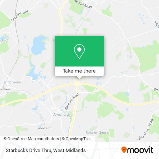 Starbucks Drive Thru map