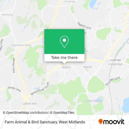 Farm Animal & Bird Sanctuary map