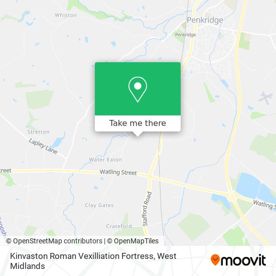 Kinvaston Roman Vexilliation Fortress map