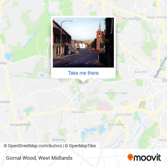 Gornal Wood map