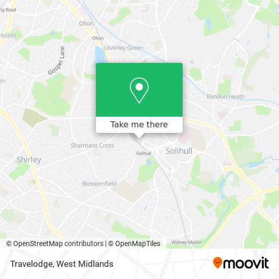 Travelodge map