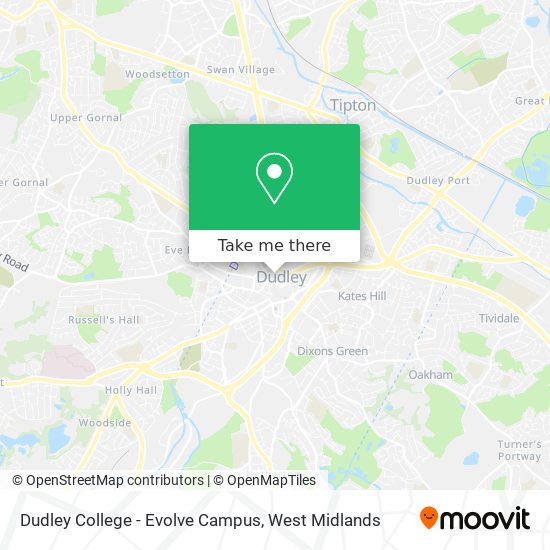 Dudley College - Evolve Campus map