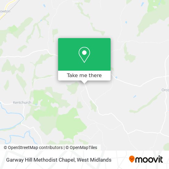 Garway Hill Methodist Chapel map