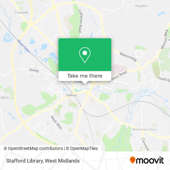 Stafford Library map