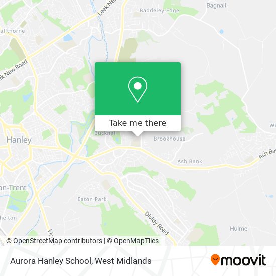 Aurora Hanley School map