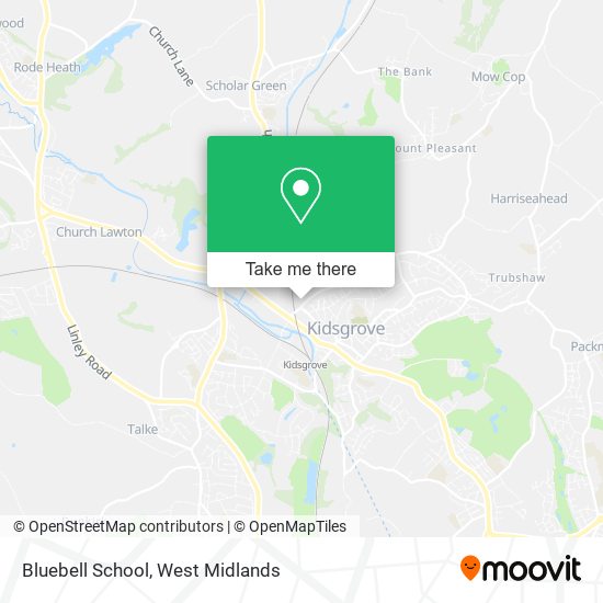 Bluebell School map