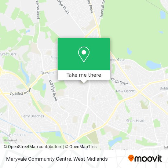 Maryvale Community Centre map