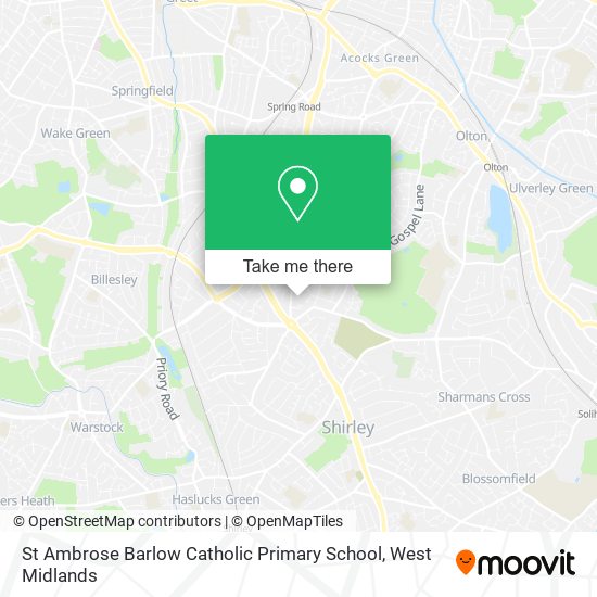 St Ambrose Barlow Catholic Primary School map