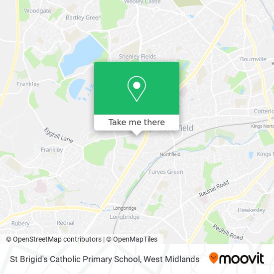 St Brigid's Catholic Primary School map