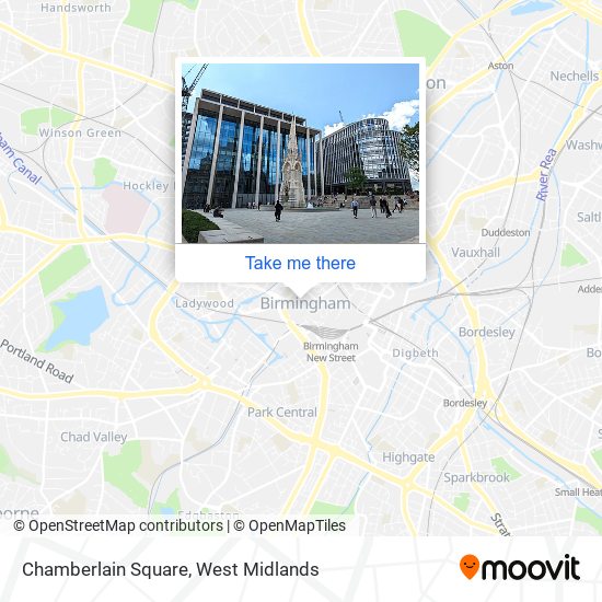 Chamberlain Square map