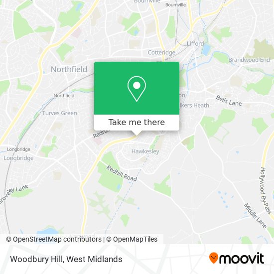 Woodbury Hill map